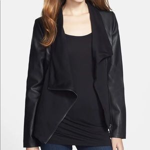 Faux leather jacket